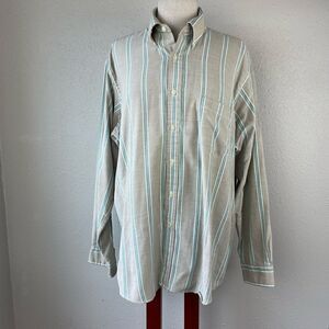 Vintage The Men’s Store at Sears Button Down Dress Shirt Size 16.5 34/35 EUC